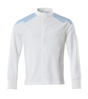 Mascot Food & Care Ultimate Stretch Jacket (White/azure Blue)  (Xxx Large) from B&Q