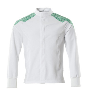 B&Q -  Food & Care Ultimate Stretch Jacket (White/grass Green)  (Xxxxx Large)