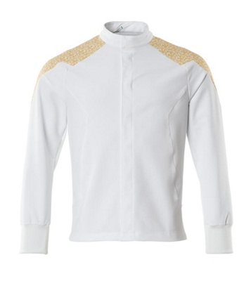 Mascot Food & Care Ultimate Stretch Jacket (White/curry Gold)  (X Small) from B&Q