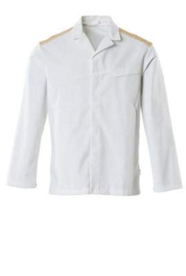 Mascot Food & Care Jacket (White/curry Gold)  (X Large) from B&Q