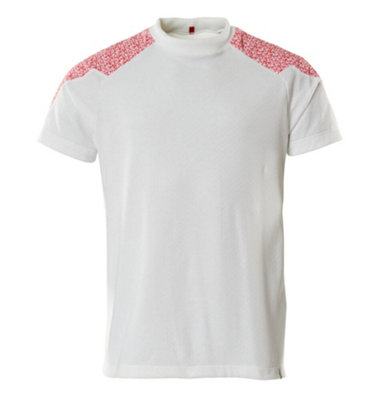 Mascot Food & Care T-Shirt (White/traffic Red)  (Xxxx Large) from B&Q