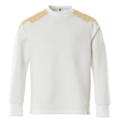 Mascot Food & Care Sweatshirt (White/curry Gold)  (Xxx Large) from B&Q