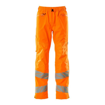 Mascot Accelerate Safe Over Trousers With Lightweight Lining (Hi-Vis Orange)  (Xxx Large) from B&Q