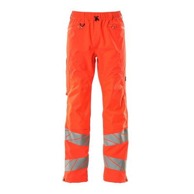 Mascot Accelerate Safe Over Trousers With Lightweight Lining (Hi-Vis Red)  (Xxxx Large) from B&Q