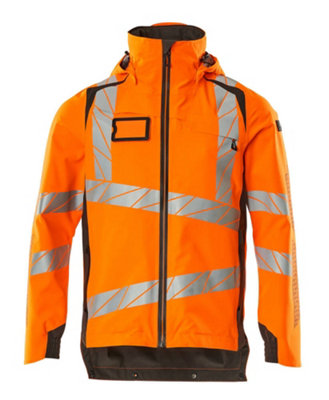 Mascot Accelerate Safe Lightweight Lined Outer Shell Jacket (Hi-Vis Orange/dark Anthracite)  (Large) from B&Q