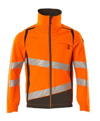 Mascot Accelerate Safe Ultimate Stretch Work Jacket (Hi-Vis Orange/dark Anthracite)  (Large) from B&Q