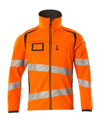 Mascot Accelerate Safe Softshell Jacket (Hi-Vis Orange/dark Anthracite)  (Medium) from B&Q