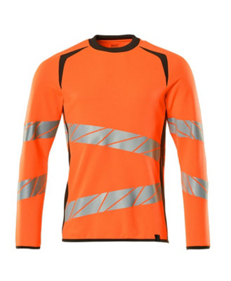 Mascot Accelerate Safe Modern Fit Sweatshirt (Hi-Vis Orange/dark Anthracite)  (Large) from B&Q