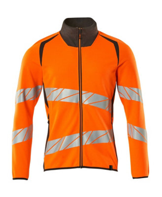 Mascot Accelerate Safe Modern Fit Zippered Sweatshirt (Hi-Vis Orange/dark Anthracite)  (Xxxx Large) from B&Q