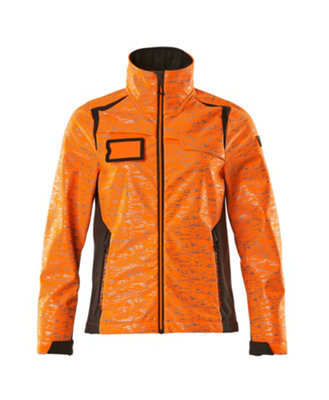 Mascot Accelerate Safe Ladies Fit Softshell Jacket With Reflectors (Hi-Vis Orange/dark Anthracite)  (Xxx Large) from B&Q