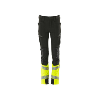 Mascot Accelerate Safe Junior Ultimate Stretch Trousers (Hi-Vis Trousers)  (164Cm) from B&Q