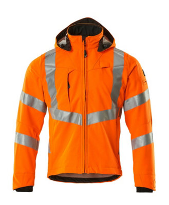 Mascot Orange Safe Supreme Blackpool Softshell Jacket (Hi-Vis ) ) Large