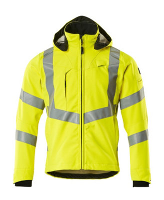 Mascot Safe Supreme Blackpool Softshell Jacket (Hi-Vis Yellow)  (Large) from B&Q