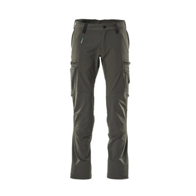 Mascot Advanced Ultimate Stretch Functional TrousersDark Anthracite  (29.5) (Leg LengthShort) from B&Q