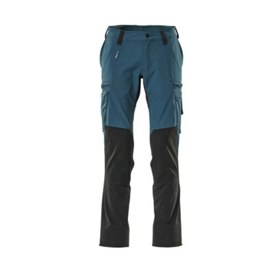 Mascot Advanced Ultimate Stretch Functional TrousersDark Petroleum/black (29.5) (Leg LengthShort) from B&Q