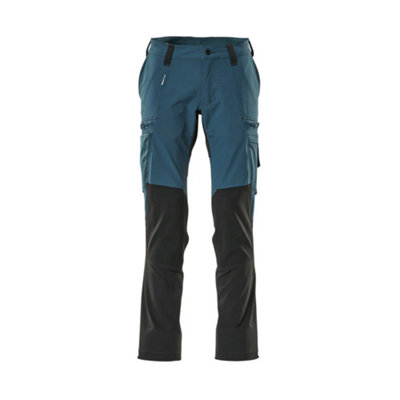 Mascot Advanced Ultimate Stretch Functional TrousersDark Petroleum/black (30.5) (Leg LengthShort) from B&Q