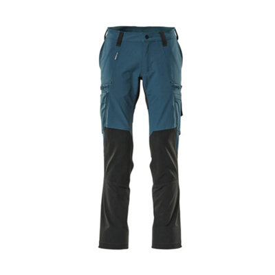 Mascot Advanced Ultimate Stretch Functional TrousersDark Petroleum/black (35.5) (Leg LengthShort) from B&Q