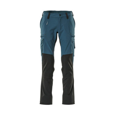 Mascot Advanced Ultimate Stretch Functional TrousersDark Petroleum/black (40.5) (Leg LengthShort) from B&Q