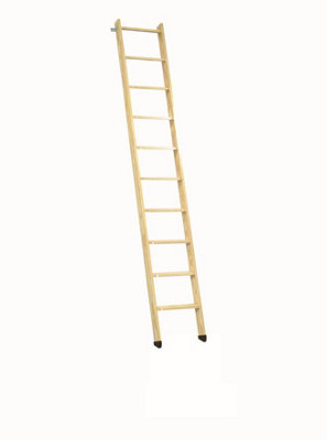 Mezzanine Ladder Timber 10 Tread from B&Q