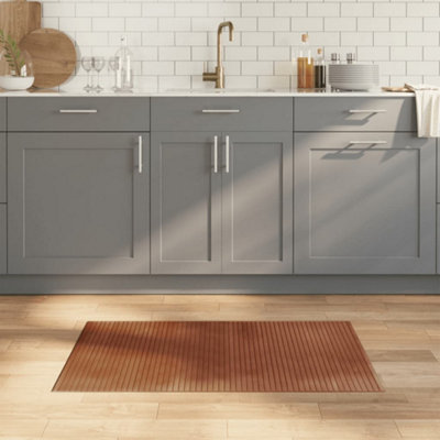 Berkfield Rug Rectangular Brown 60X100 Cm Bamboo from B&Q