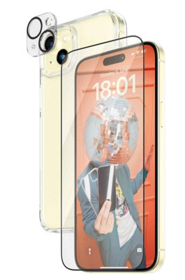 Panzerglass 3-In-1 Privacy Bundle Iphone 15 PlusScreen Protector/back Case/camera Lens Protector from B&Q