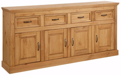 Dorel Selma Sideboard Wiht Doors / Drawers In Stained/Wax Size 4 B&Q