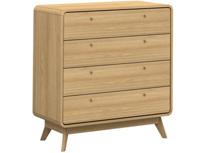 Dorel Home Cassie Chest With 4 Drawers In Oak Look from B&Q