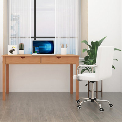 Dorel Gava Drawer Desk In Stained/Wax Size 2 B&Q