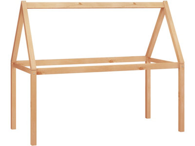 B&Q -  Home Alpi2 Canopy Bed In Stained Wax