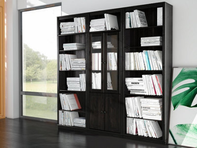 Dorel Home Anita Wall Unit 7 Honey Lacquer from B&Q