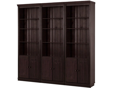 Dorel Home Anita Wall Unit B Honey Lacquer from B&Q