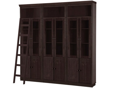 Dorel Home Anita Wall Unit C Havana Lacquer from B&Q