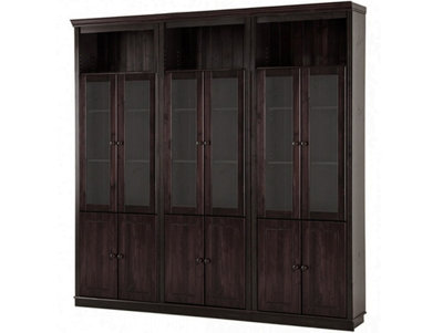 Dorel Anita Wall Unit L Havana Lacquer from B&Q