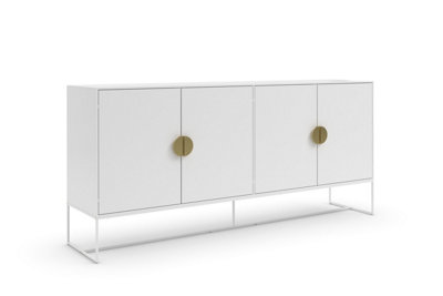 Dorel Asia Sideboard 4 Doors In White from B&Q