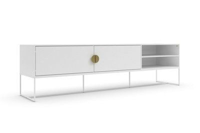 Dorel Asia Cabinet Lowboard In White from B&Q