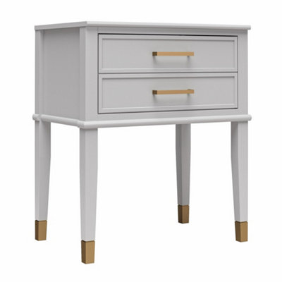 Dorel Home Westerleigh End Table Dove Grey from B&Q
