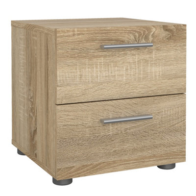 Furniture To Go Pepe - Bedside 2 Drawers In Oak