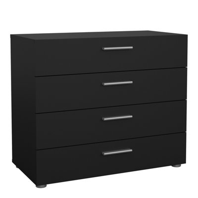 Furniture To Go Pepe Chest Of 4 Drawers In Black
