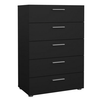 Furniture To Go Pepe Chest Of 5 Drawers In Black from B&Q