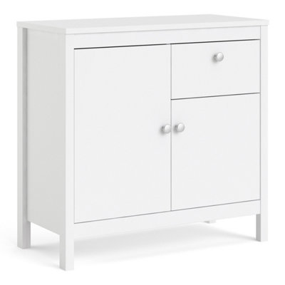 Furniture To Go Madrid Sideboard 2 Doors + 1 Drawer In White