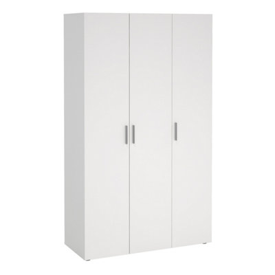 Furniture To Go Pepe Wardrobe With 3 Doors In White from B&Q