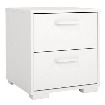 Furniture To Go Sofia Nightstand 2 Drawers White from B&Q
