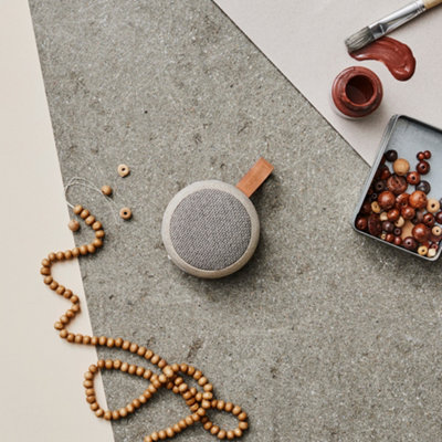 Kreafunk Ago 2 Fabric Bluetooth SpeakerWheat from B&Q