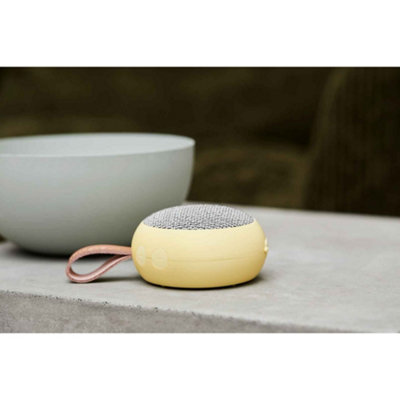 Kreafunk Ago 2 Fabric Bluetooth SpeakerSoft Yellow from B&Q