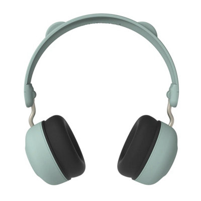 Kreafunk Kids Buzz Junior Bluetooth HeadphonesDusty Green from B&Q