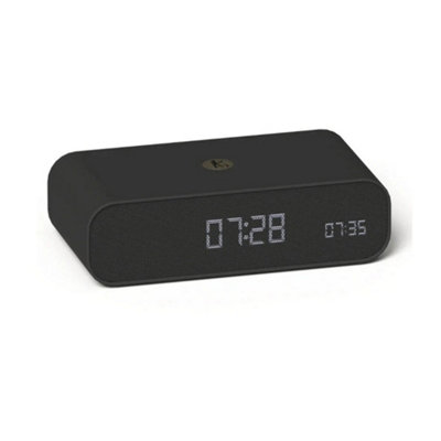 Kreafunk Wakie Qi Charging Bt Speaker Alarm Clock 16CmBlack from B&Q