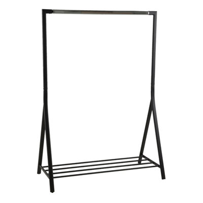 B&Q -  Brent Clothes Rack In Matte Black