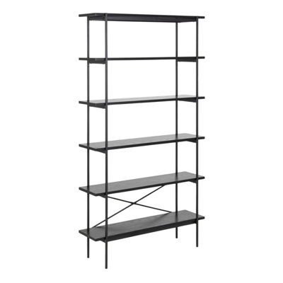 B&Q -  Angus Bookcase With 5 Shelves In Black