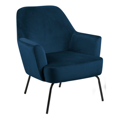 Furniture To Go Melissa Lounge Chair In Navy Blue from B&Q