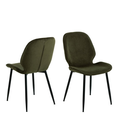 Furniture To Go Femke Dining Chair In Olive Set Of 4 Green